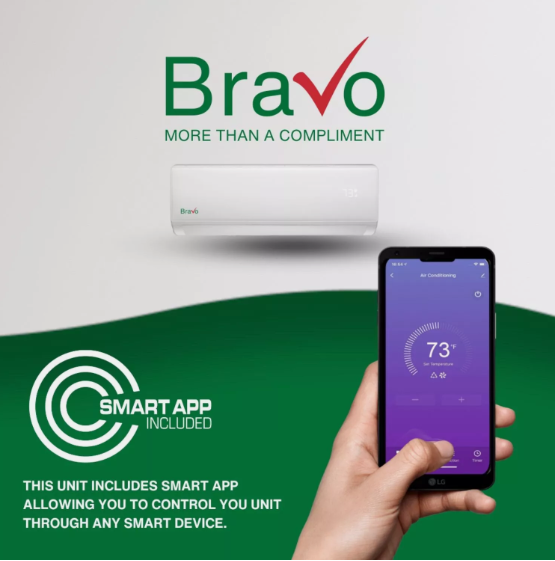 Bravo Model 12,000 BTU